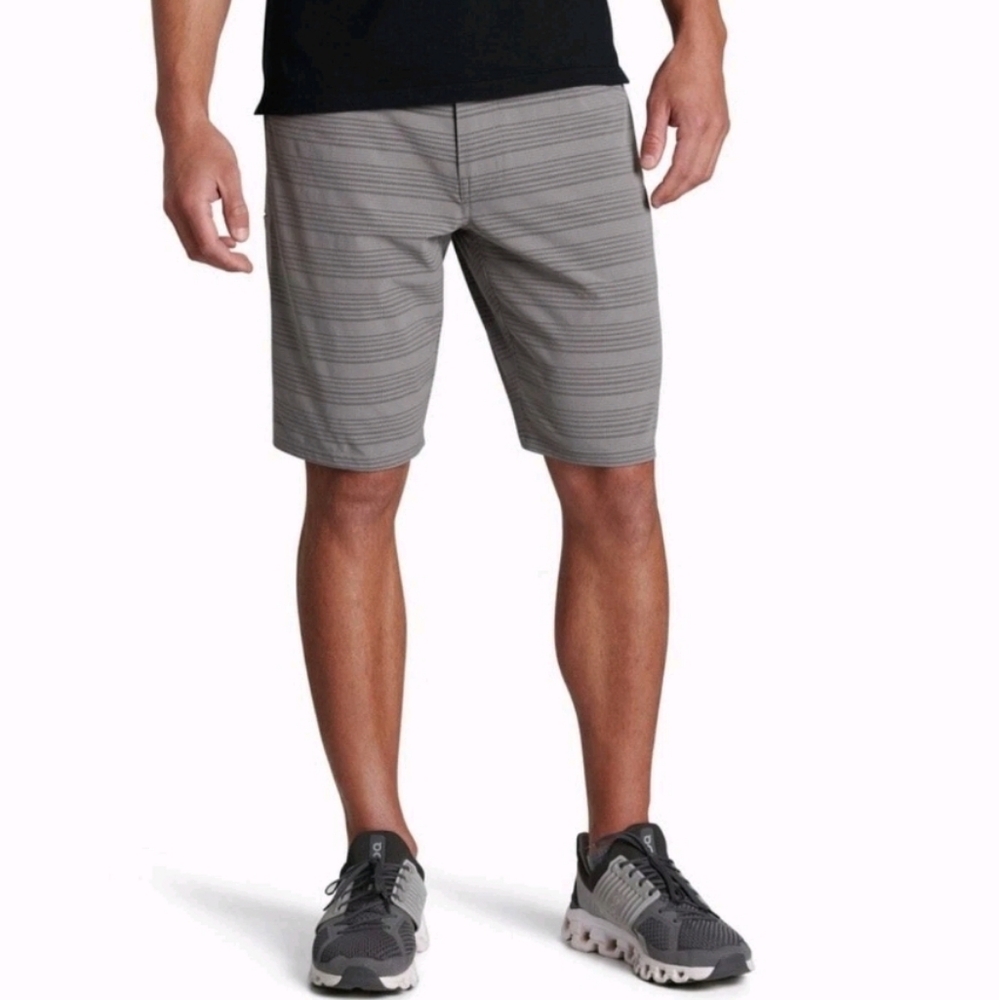 Kuhl Upriser Short Grey Stripe Size 32